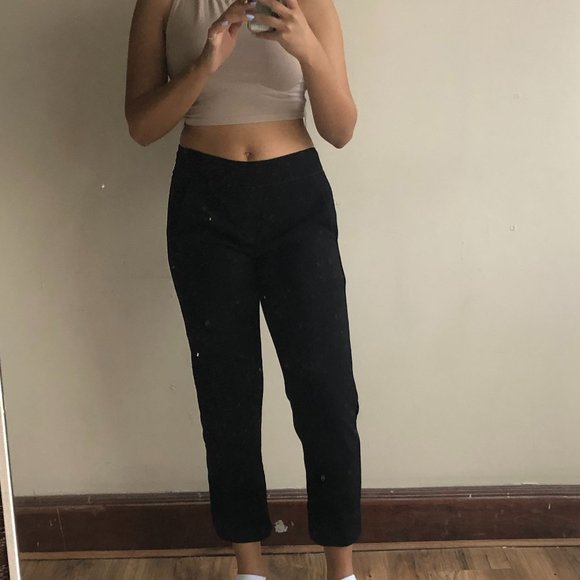 Club Monaco Cropped Trousers - Picture 2 of 3